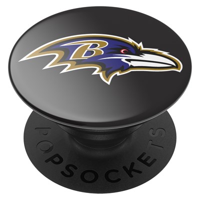 Popsockets - Popgrips Nfl Licensed Swappable Device Stand And Grip - Baltimore Ravens Helmet Gloss
