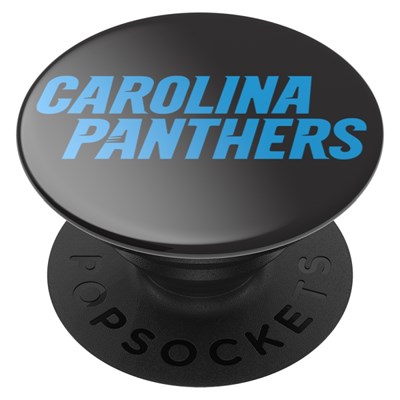 Popsockets - Popgrips Nfl Licensed Swappable Device Stand And Grip - Carolina Panthers Logo Gloss