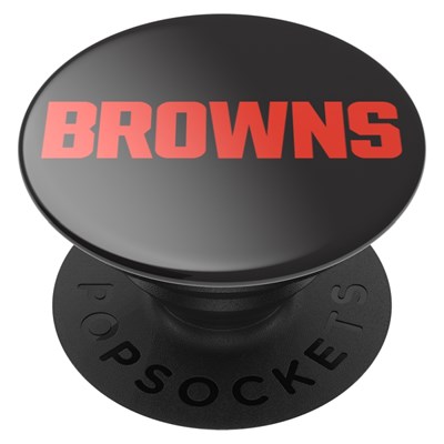 Popsockets - Popgrips Nfl Licensed Swappable Device Stand And Grip - Cleveland Browns Logo Gloss