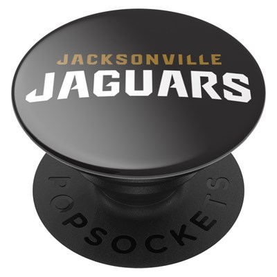 Popsockets - Popgrips Nfl Licensed Swappable Device Stand And Grip - Jacksonville Jaguars Logo Gloss