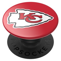 Popsockets - Popgrips Nfl Licensed Swappable Device Stand And Grip - Kansas City Chiefs Helmet Gloss
