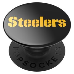 Popsockets - Popgrips Nfl Licensed Swappable Device Stand And Grip - Pittsburgh Steelers Helmet Gloss