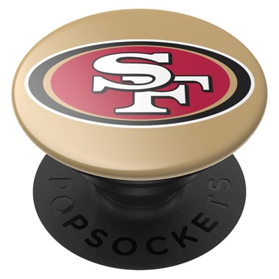 Popsockets - Popgrips Nfl Licensed Swappable Device Stand And Grip - San Francisco 49ers Helmet Gloss