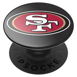 Popsockets - Popgrips Nfl Licensed Swappable Device Stand And Grip - San Francisco 49ers Logo Gloss Popsockets - Popgrips Nfl Licensed Swappable Device Stand And Grip - San Francisco 49ers Logo Gloss