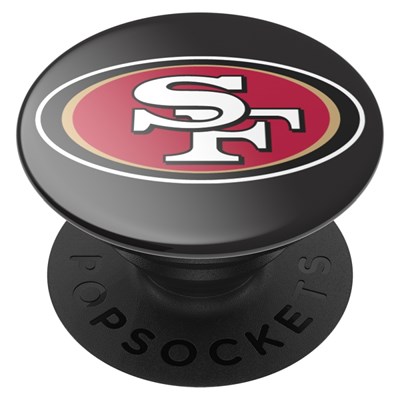 Popsockets - Popgrips Nfl Licensed Swappable Device Stand And Grip - San Francisco 49ers Logo Gloss
