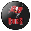 Popsockets - Popgrips Nfl Licensed Swappable Device Stand And Grip - Tampa Bay Bucs Logo Gloss Image 1
