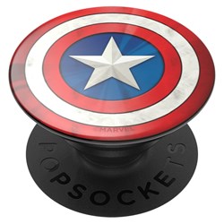 Popsockets - Popgrips Licensed Swappable Device Stand And Grip - Captain American Icon