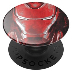 Popsockets - Popgrips Licensed Swappable Device Stand And Grip - Iron Man Portrait Gloss
