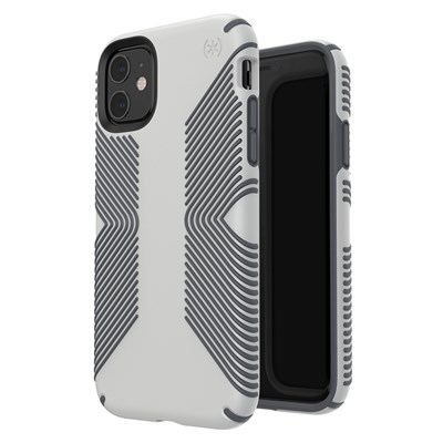 Apple Speck Presidio Grip Case  - Marble Grey And Anthracite Grey  129909-8396