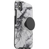 Apple Otterbox Pop Symmetry Series Rugged Case - White Marble Image 1