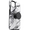 Apple Otterbox Pop Symmetry Series Rugged Case - White Marble  77-63776 Image 1