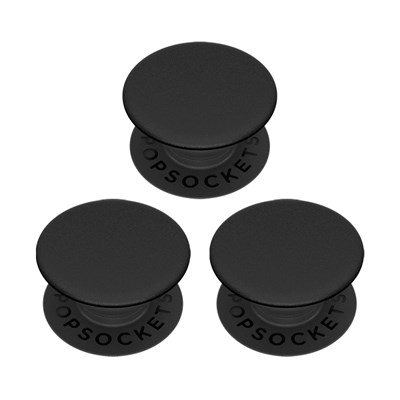 Popsockets - Popminis Device Stand And Grip Three Pack - Triple Black