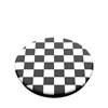 Popsockets - Popgrips Swappable Patterns Device Stand And Grip - Checker Black Image 1