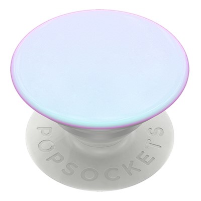 Popsockets - Popgrips Premium Swappable Device Stand And Grip - Color Chrome Mermaid White