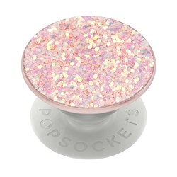 Popsockets - Popgrips Premium Swappable Device Stand And Grip - Sparkle Rose Popsockets - Popgrips Premium Swappable Device Stand And Grip - Sparkle Rose