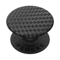 Popsockets - Popgrips Premium Swappable Device Stand And Grip - Carbonite Weave