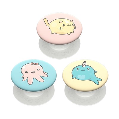 Popsockets - Popminis Device Stand And Grip Three Pack -  Kawaii Critters