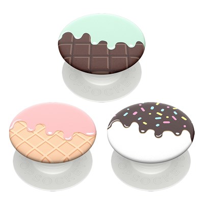 Popsockets - Popminis Device Stand And Grip Three Pack - Drippy Ice Creams
