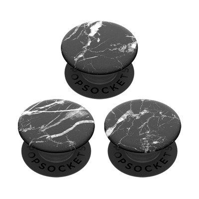 Popsockets - Popminis Device Stand And Grip Three Pack - Black Marble