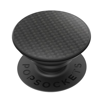 Popsockets - Popgrips Swappable Premium Device Stand And Grip - Genuine Carbon Fiber