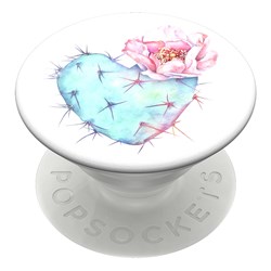Popsockets - Popgrips Swappable Nature Device Stand And Grip - Succulent Heart Popsockets - Popgrips Swappable Nature Device Stand And Grip - Succulent Heart