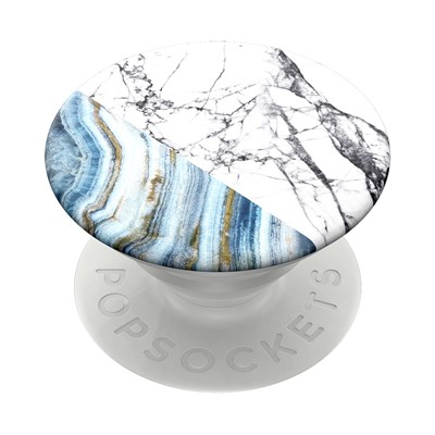Popsockets - Popgrips Swappable Nature Device Stand And Grip - Aegean Marble