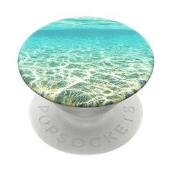 Popsockets - Popgrips Swappable Nature Device Stand And Grip - Blue Lagoon Popsockets - Popgrips Swappable Nature Device Stand And Grip - Blue Lagoon