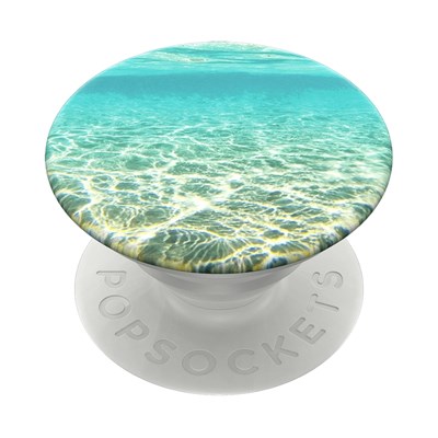 Popsockets - Popgrips Swappable Nature Device Stand And Grip - Blue Lagoon