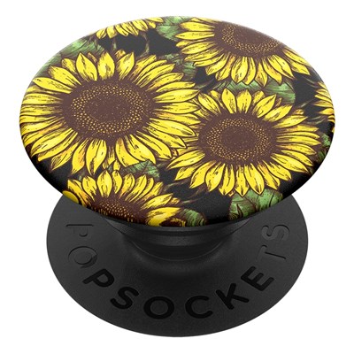 Popsockets - Popgrips Swappable Nature Device Stand And Grip - Sunflower Power