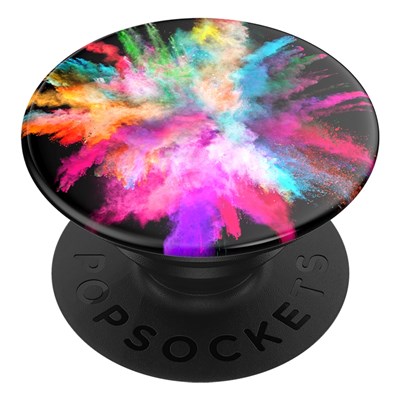 Popsockets - Popgrips Swappable Abstract Device Stand And Grip - Color Burst Gloss