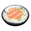 Popsockets - Popgrips Swappable Abstract Device Stand And Grip - Salmon Roll Image 1