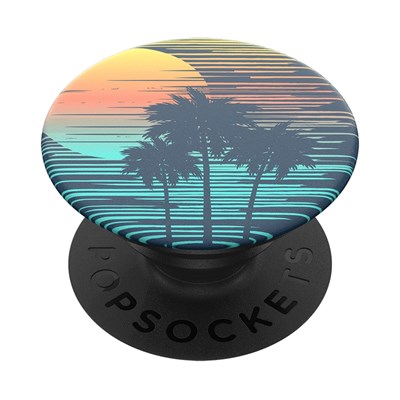 Popsockets - Popgrips Swappable Retro Device Stand And Grip - Tropical Punch