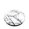 Popsockets - Popgrips Swappable Nature Device Stand And Grip - Dove White Marble Image 1
