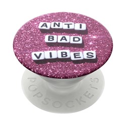 Popsockets - Popgrips Swappable Abstract Device Stand And Grip - Anti Bad Vibes Popsockets - Popgrips Swappable Abstract Device Stand And Grip - Anti Bad Vibes