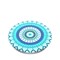 Popsockets - Popgrips Swappable Abstract Device Stand And Grip - Blue Floral Mandala Image 1