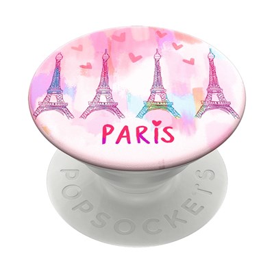 Popsockets - Popgrips Swappable Nature Device Stand And Grip - Paris Love