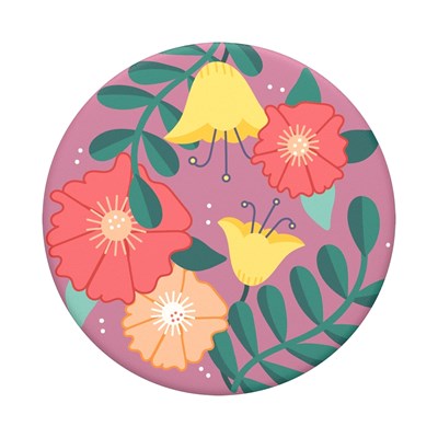 Popsockets - Poptops Swappable Device Stand And Grip Topper - Folk Floral