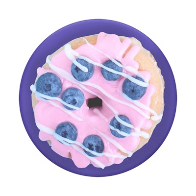 Popsockets - Poptops Swappable Device Stand And Grip Topper - Blue Berry Donut