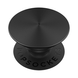 Popsockets - Popgrips Swappable Twist Aluminum Premium Device Stand And Grip - Black