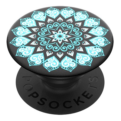 Popsockets - Popgrips Swappable Patterns Device Stand And Grip - Peace Mandala Sky