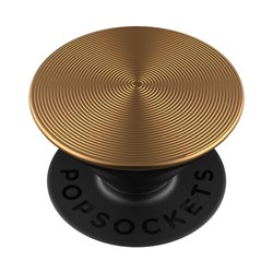 Popsockets - Popgrips Premium Swappable Device Stand And Grip - Twist Aura Gold