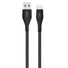 Belkin - Duratek Plus Type A To Type C Cable 4ft - Black Image 2