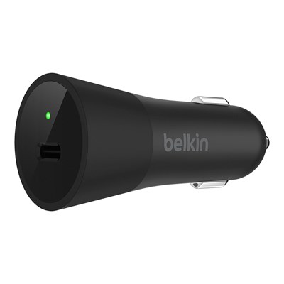 Belkin - Car Charger 36w For Universal Devices Type C - Black