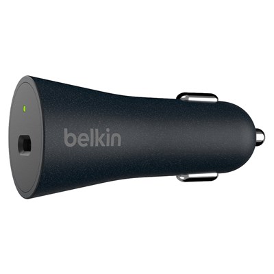 Belkin - Boost Up Quick Charge 4+ Car Charger 27w With Cable 4ft For Type C Devices - Black