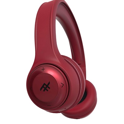 Ifrogz - Toxix Over Ear Bluetooth Headphones - Red