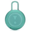 Jbl - Clip 3 Waterproof Bluetooth Speaker - Teal Image 2