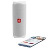 Jbl - Flip 5 Waterproof Bluetooth Speaker - White Image 3