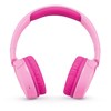 JBL - Jr 300bt On Ear Bluetooth Headphones - Pink Image 1
