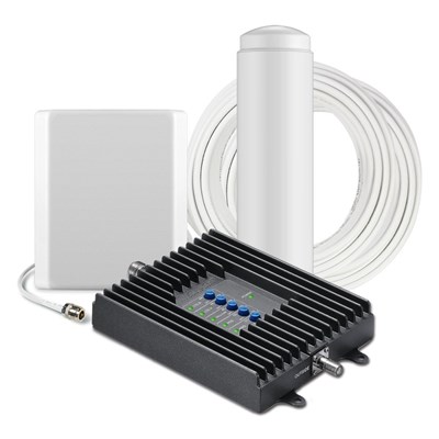 SureCall Fusion4Home Cell Phone Signal Booster - Omni Antenna with Indoor Panel Antenna