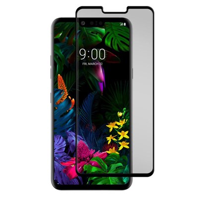 Gadget Guard - Black Ice Plus Cornice Curved Glass Screen Protector For Lg G8 Thinq - Clear